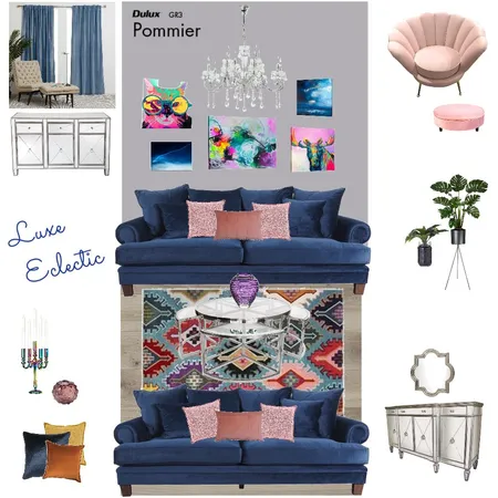 Luxe Eclectic Interior Design Mood Board by njparker@live.com.au on Style Sourcebook