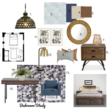 Assignment 9 - bedroom mood board Interior Design Mood Board by cathyg on Style Sourcebook