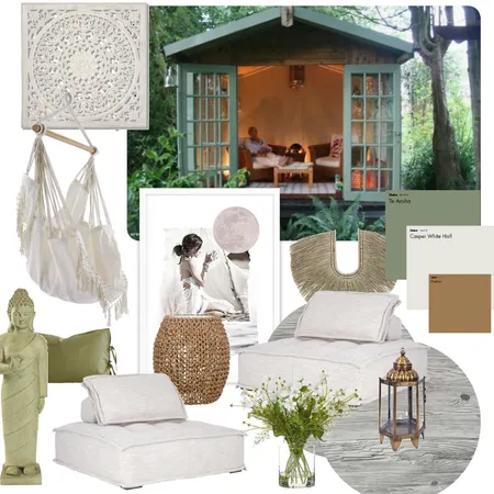 Converted Shed in Boho Flavour Interior Design Mood Board by elle p on Style Sourcebook