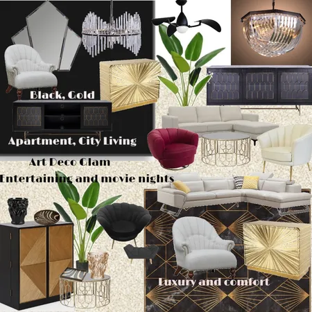 Art Deco Inspo Interior Design Mood Board by Meshell on Style Sourcebook