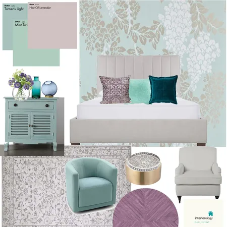 Duck egg feminine Main bedroom Interior Design Mood Board by interiorology on Style Sourcebook
