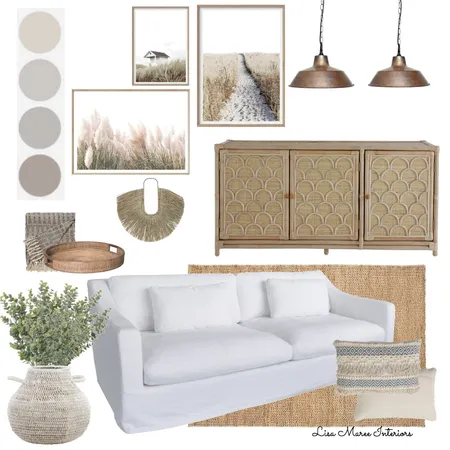 Hamptons Inspired Living Interior Design Mood Board by Lisa Maree Interiors on Style Sourcebook