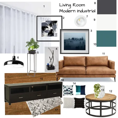 Living Interior Design Mood Board by Zaileen on Style Sourcebook