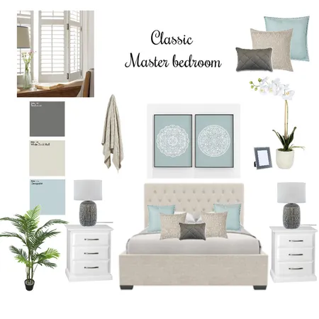 Classic Master bedroom Interior Design Mood Board by tahirih on Style Sourcebook