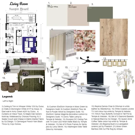 Module 9 Interior Design Mood Board by Kathy Crichton on Style Sourcebook