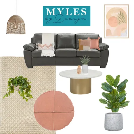 Jayne Cruttenden - Family Lounge Option 3 Interior Design Mood Board by Myles By Design