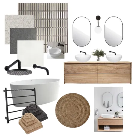 modern bath Interior Design Mood Board by Raj on Style Sourcebook