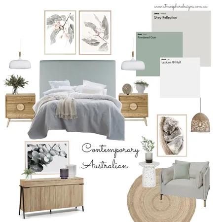 Contemporary Australian Master Suite Interior Design Mood Board by Atmosphere Designs on Style Sourcebook