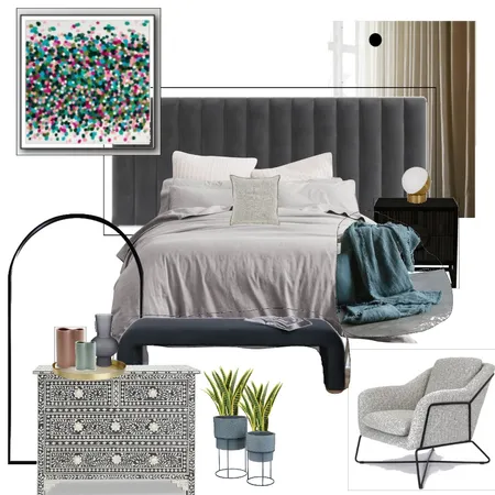 Stephanie bedroom Interior Design Mood Board by bettina_brent on Style Sourcebook