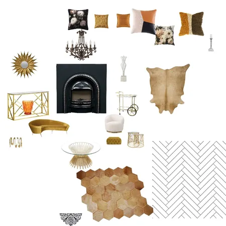 glamshine Interior Design Mood Board by Ohlala