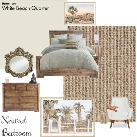 Neutral bedroom Interior Design Mood Board by MsAries on Style Sourcebook