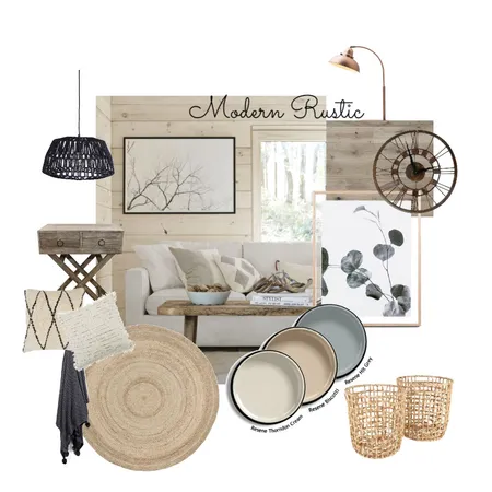 Modern Rustic Interior Design Mood Board by Walnut on Style Sourcebook
