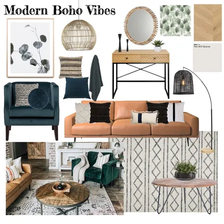 Modern Boho Vibes Interior Design Mood Board by jessgenitempo on Style Sourcebook