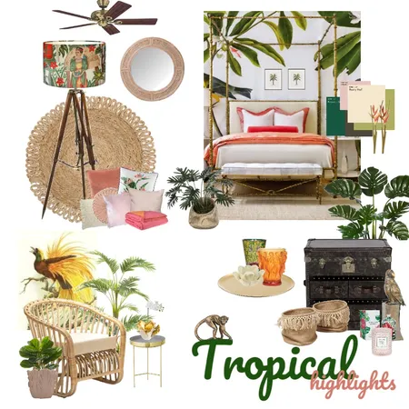 Tropical Interior Design Mood Board by cm_mcbain@hotmail.com on Style Sourcebook