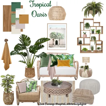 Tropical Haven Interior Design Mood Board by Inspired_interiordesignbyjose on Style Sourcebook