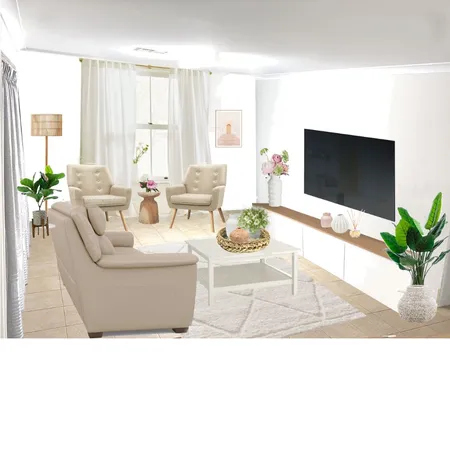 Living room natural pink Interior Design Mood Board by stephc.style