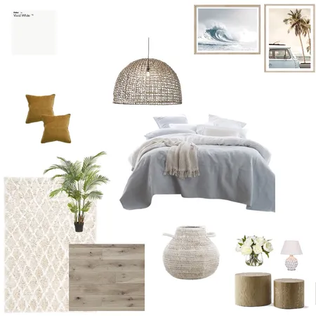 Coastal bedroom Interior Design Mood Board by Irma