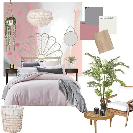 Boho Bedroom Interior Design Mood Board by HGInteriorDesign on Style Sourcebook