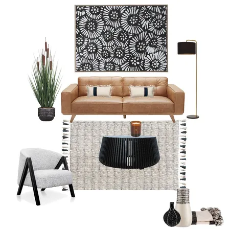 Moody Modern Interior Design Mood Board by Simplestyling