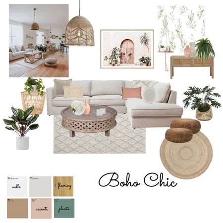 Boho Chic Interior Design Mood Board by Natasha Renner on Style Sourcebook