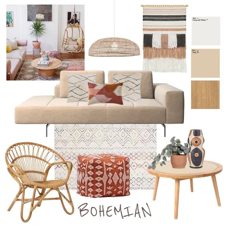 Boho One Interior Design Mood Board by nicolehawkins on Style Sourcebook
