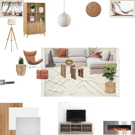 Lounge room Interior Design Mood Board by Akina