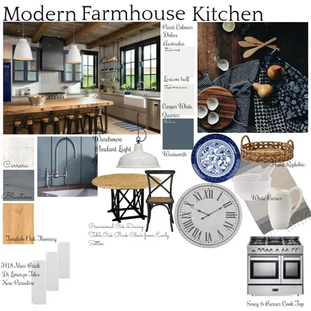 Farmhouse Kitchen Interior Design Mood Board by marinet on Style Sourcebook