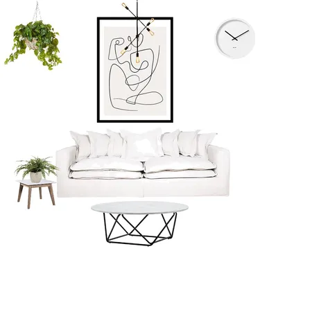 Minimal White Living Room Interior Design Mood Board by HGInteriorDesign on Style Sourcebook