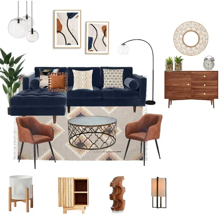 Mid Century Modern Interior Design Mood Board by pranidhi puri on Style Sourcebook