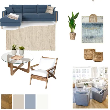 Coastal Interior Design Mood Board by Vanessavcm