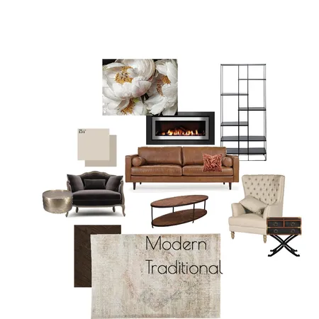 modern traditional Interior Design Mood Board by fiddlyfig on Style Sourcebook