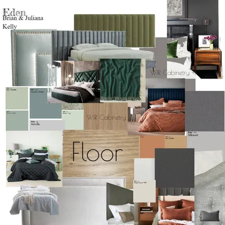 Eden Master suite 2 Interior Design Mood Board by Colette