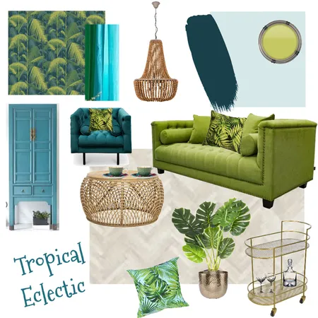 Tropical Interior Design Mood Board by Starlings Nest on Style Sourcebook