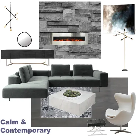 contemporary living Interior Design Mood Board by Starlings Nest on Style Sourcebook