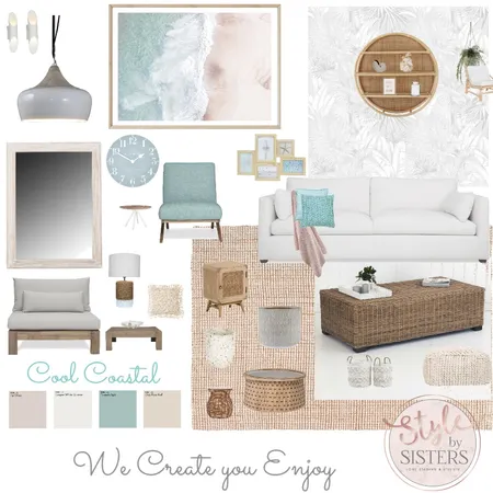 Coastal Interior Design Mood Board by Ledonna on Style Sourcebook