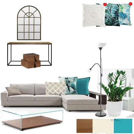 Media room with hall way Interior Design Mood Board by Kate Targato on Style Sourcebook