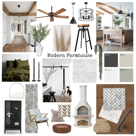 Modern Farmhouse Interior Design Mood Board by jaydagrace on Style Sourcebook