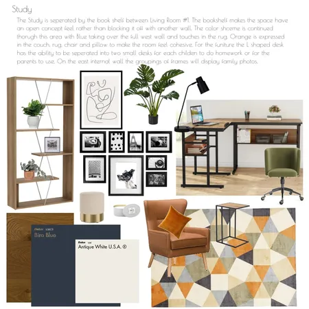 Study Interior Design Mood Board by libbypine1