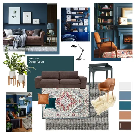 Home Office Interior Design Mood Board by Anna