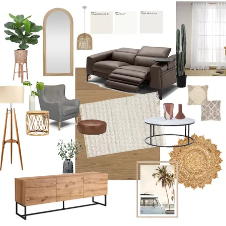 Living room neutral cali cool Interior Design Mood Board by NatalieDee on Style Sourcebook