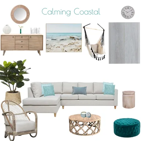 Assessment 3 - Calming Coastal Interior Design Mood Board by Skye Vosloo on Style Sourcebook