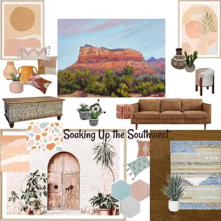 Soaking up the Southwest Interior Design Mood Board by Katharine Clark on Style Sourcebook
