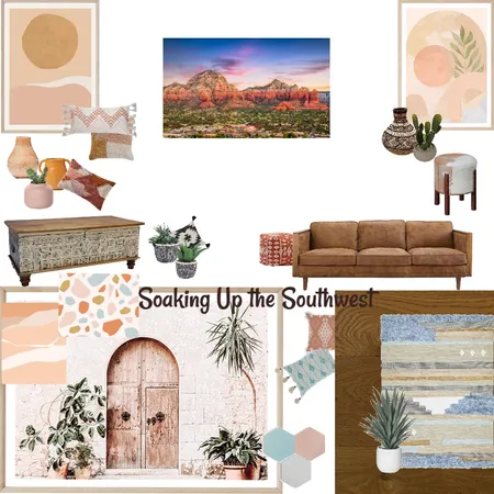 Soaking up the Southwest Interior Design Mood Board by Katharine Clark on Style Sourcebook