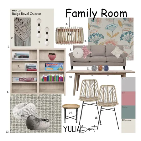 Family Room 2 Interior Design Mood Board by Jumo12 on Style Sourcebook