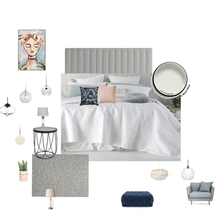 Guest bedroom Interior Design Mood Board by joirain on Style Sourcebook