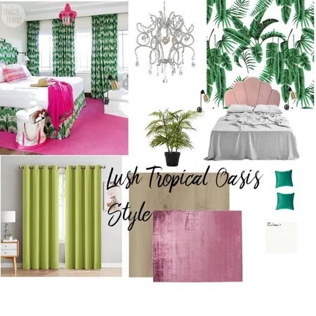 Lush tropical oasis Interior Design Mood Board by Sapna Dhankani on Style Sourcebook