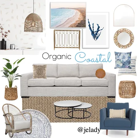 Organic Coastal Interior Design Mood Board by jade dy on Style Sourcebook