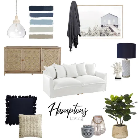 Hamptons Living Interior Design Mood Board by MikaelaJaye on Style Sourcebook