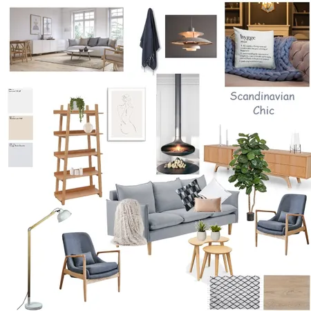 Scandinavian Living Room Interior Design Mood Board by nickylundo on Style Sourcebook