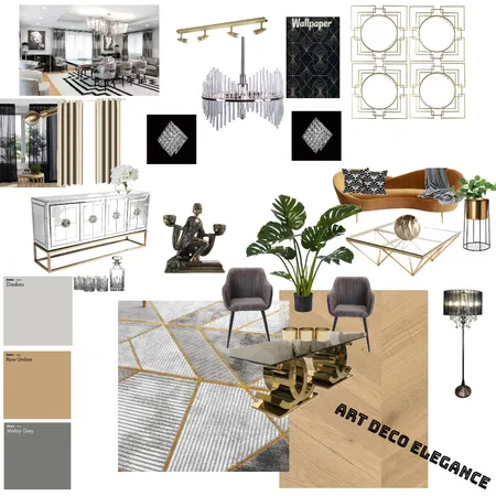 Art Deco elegance Interior Design Mood Board by shefalisuman on Style Sourcebook